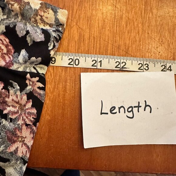 Ms. Choice M Vintage 80s 90 tapestry crop jacket extra wide collar black floral - Picture 4 of 7